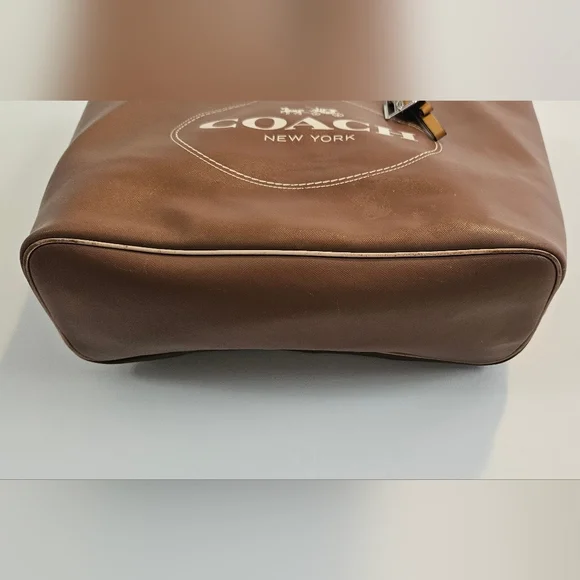 Coach Brown Leather Market Metro Tote - Picture 4 of 12
